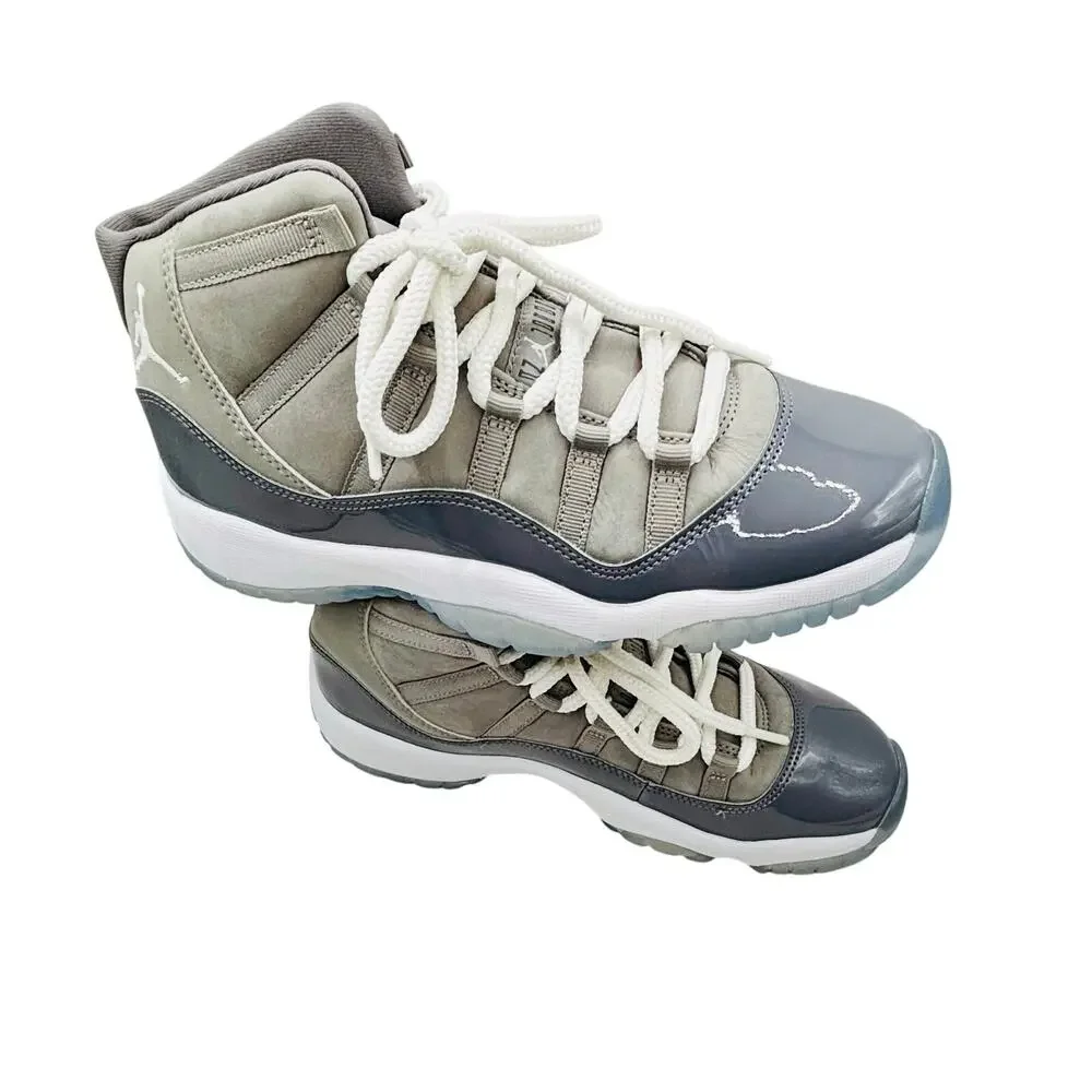 Nike Air Jordan 11 Retro 2021 athletic sneakers shoes Cool Grey sz 6Y women 7.5